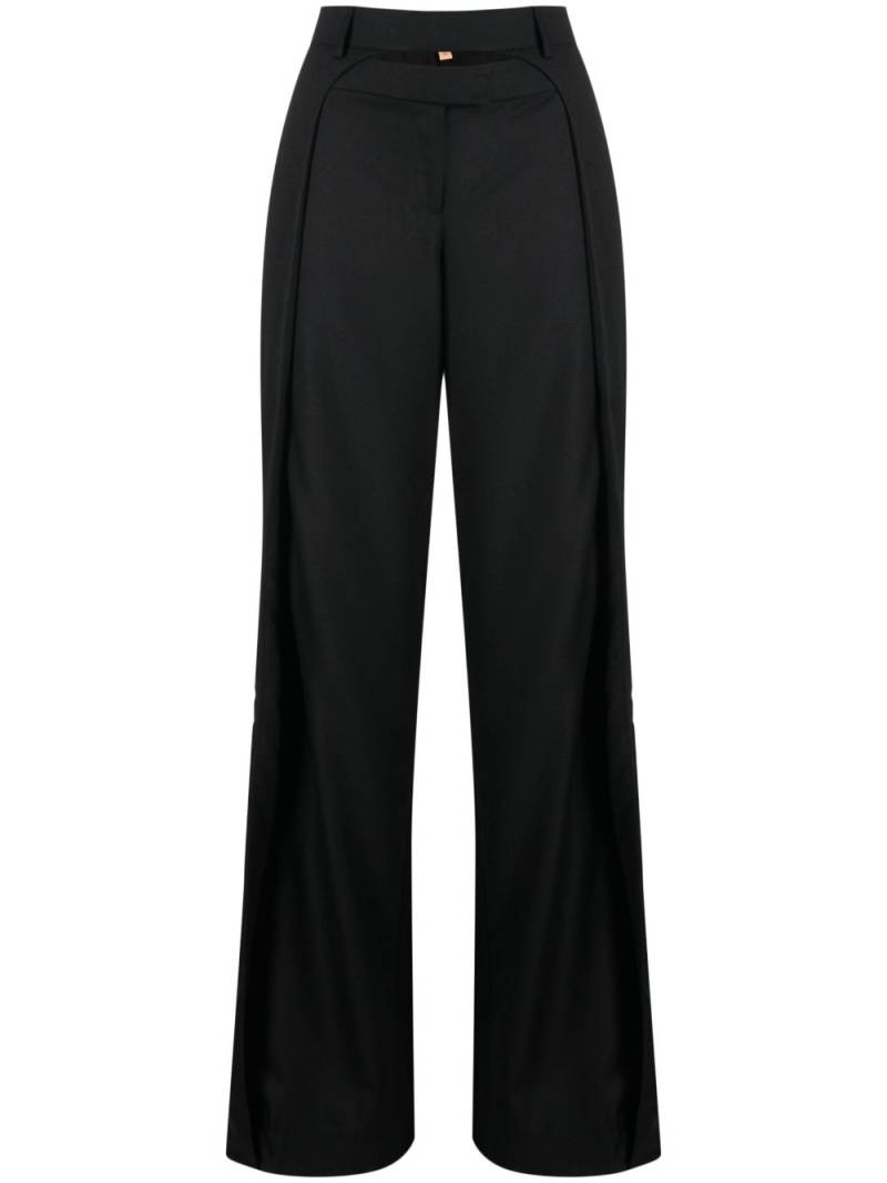 Aya Muse Tio cut-out wool trousers - Black von Aya Muse