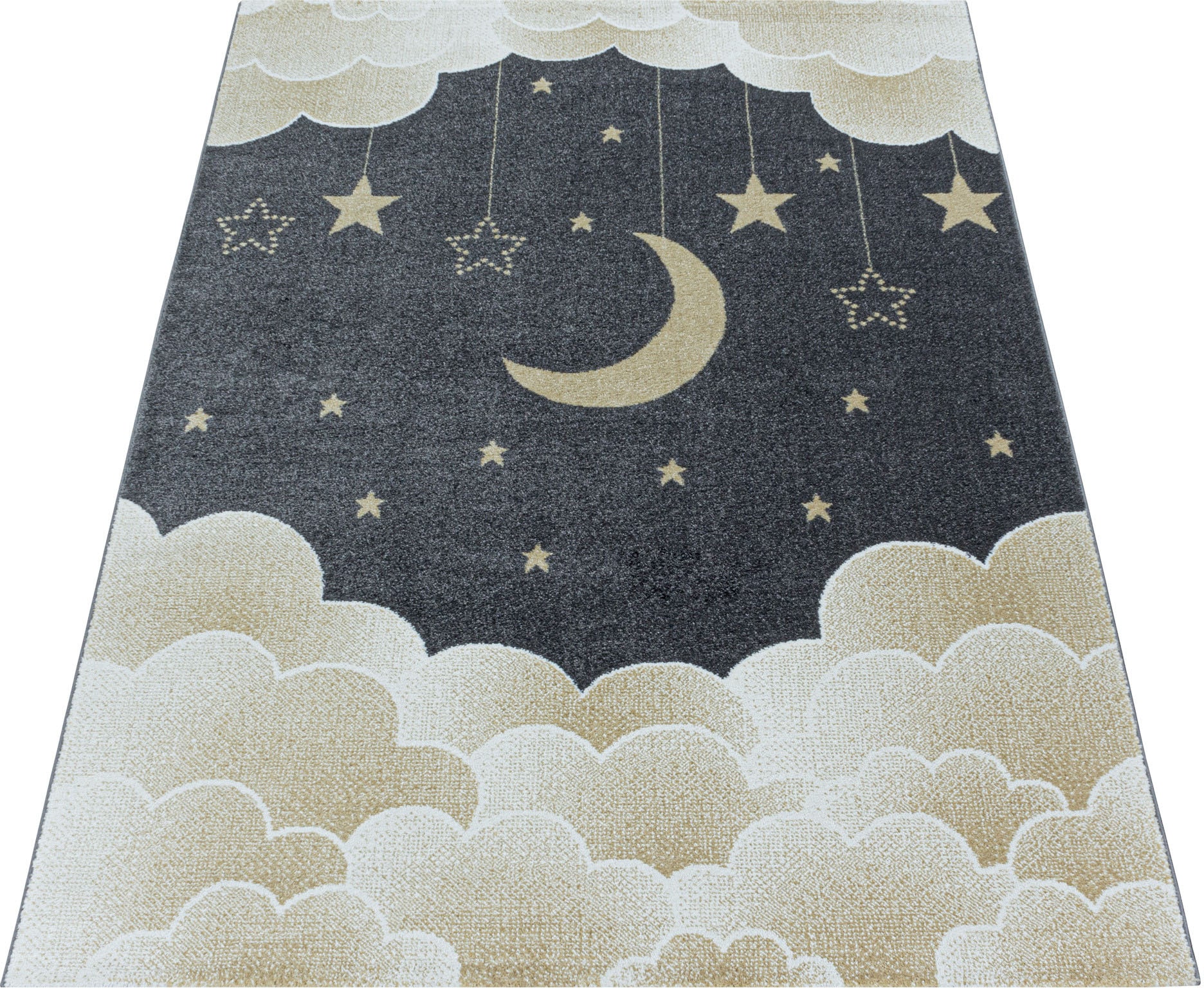 Ayyildiz Teppiche Kinderteppich »FUNNY 2101«, rechteckig, Kinder Mond Sterne Motivteppich von Ayyildiz Teppiche