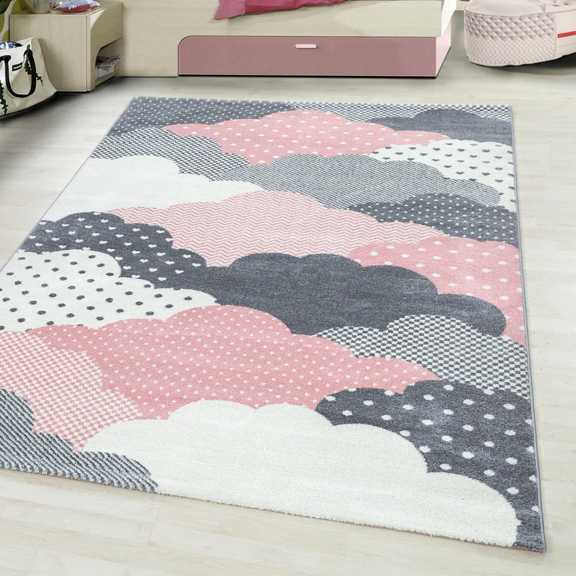 Ayyildiz Teppiche Kinderteppich »Bambi 820«, rechteckig, 11 mm Höhe, Wolken Motiv, Kurzflor Ayyildiz Teppiche Kinderteppich »Bambi 820«, rechteckig, 11 mm Höhe, Wolken Motiv, Kurzflor von Ayyildiz Teppiche