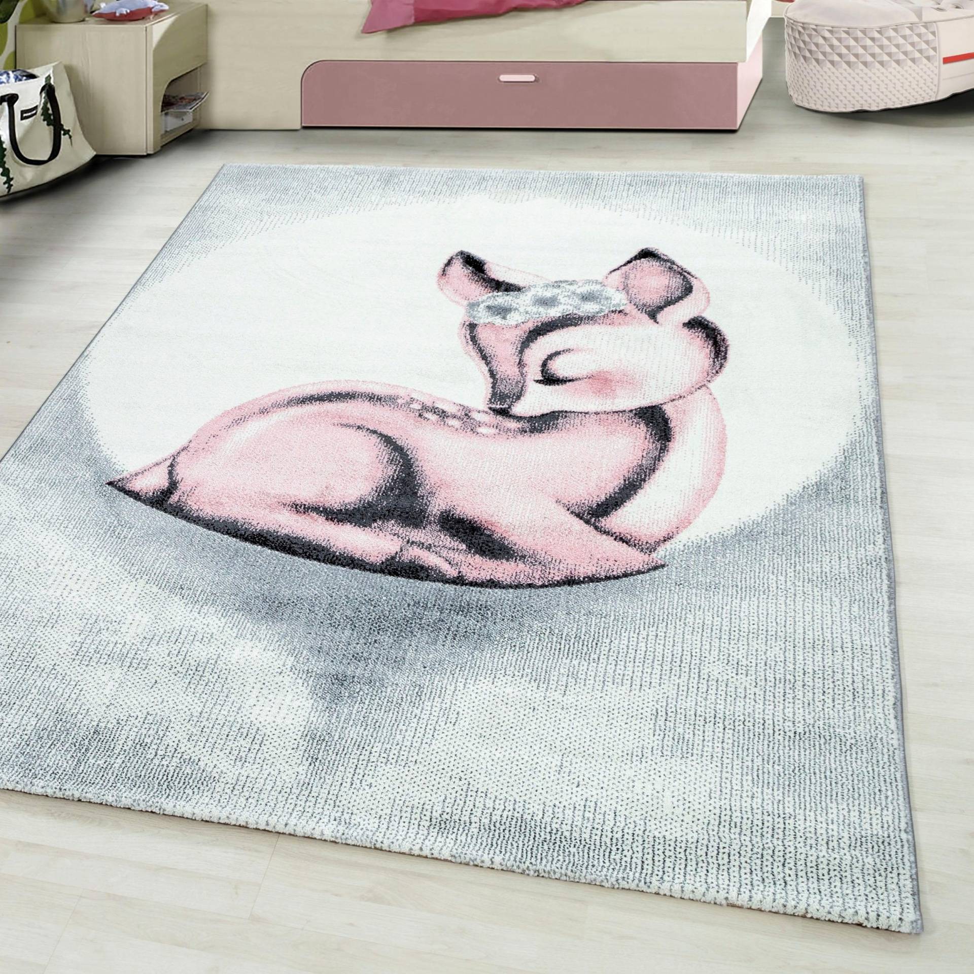 Ayyildiz Teppiche Kinderteppich »Bambi 850«, rechteckig, 11 mm Höhe, Rehkitz Motiv, Kurzflor Ayyildiz Teppiche Kinderteppich »Bambi 850«, rechteckig, 11 mm Höhe, Rehkitz Motiv, Kurzflor von Ayyildiz Teppiche