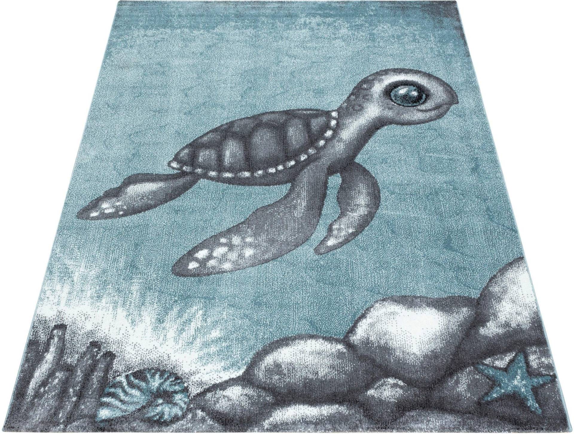 Ayyildiz Teppiche Kinderteppich »Bambi 860«, rechteckig, 11 mm Höhe, Schildkröte Motiv, Kurzflor Ayyildiz Teppiche Kinderteppich »Bambi 860«, rechteckig, 11 mm Höhe, Schildkröte Motiv, Kurzflor von Ayyildiz Teppiche