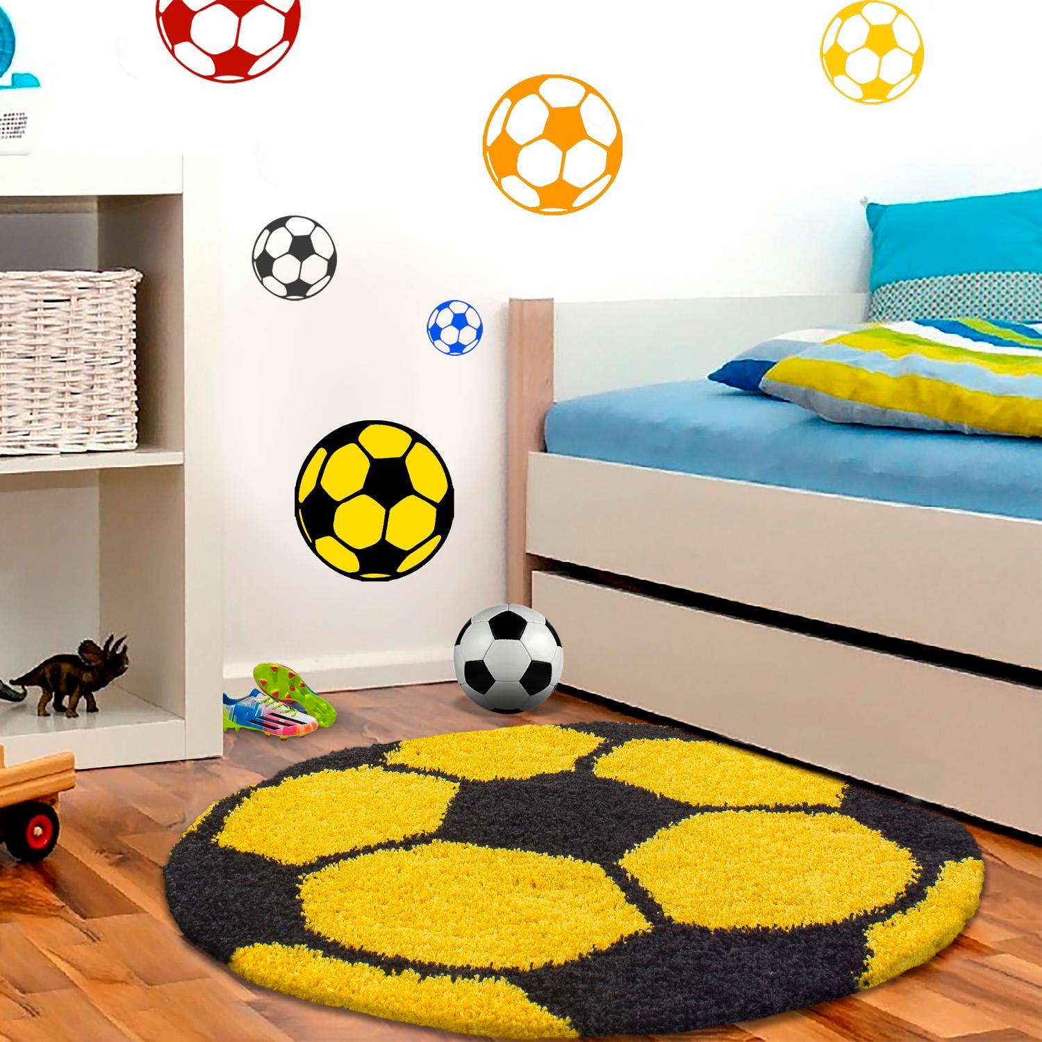 Ayyildiz Teppiche Kinderteppich »Fun 6001«, rund, 30 mm Höhe, Fussball Design Ayyildiz Teppiche Kinderteppich »Fun 6001«, rund, 30 mm Höhe, Fussball Design von Ayyildiz Teppiche