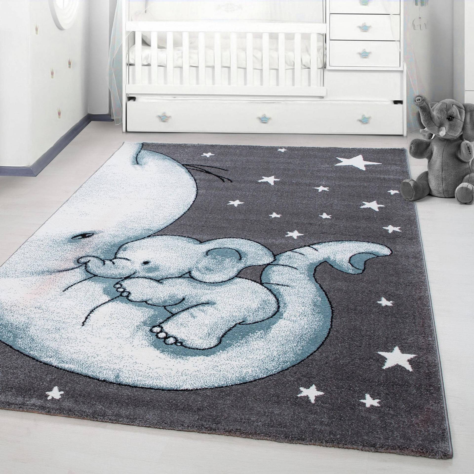 Ayyildiz Teppiche Kinderteppich »Kids 560«, rechteckig, 12 mm Höhe, Elefanten Kinder Design, Kurzflor Ayyildiz Teppiche Kinderteppich »Kids 560«, rechteckig, 12 mm Höhe, Elefanten Kinder Design, Kurzflor von Ayyildiz Teppiche
