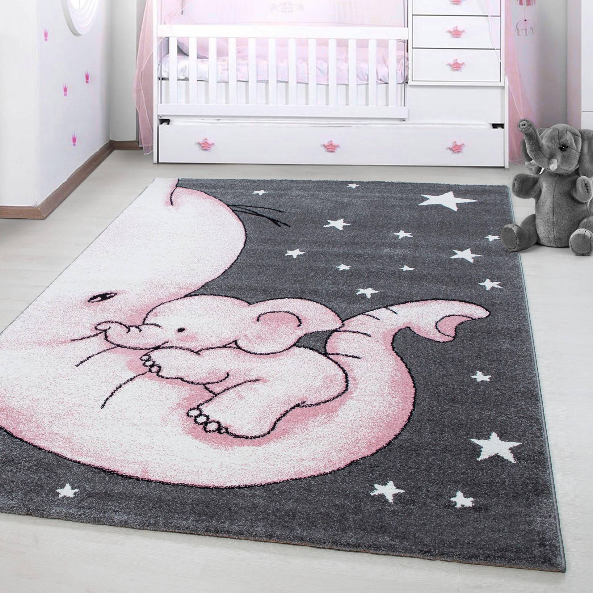 Ayyildiz Teppiche Kinderteppich »Kids 560«, rechteckig, 12 mm Höhe, Elefanten Kinder Design, Kurzflor Ayyildiz Teppiche Kinderteppich »Kids 560«, rechteckig, 12 mm Höhe, Elefanten Kinder Design, Kurzflor von Ayyildiz Teppiche