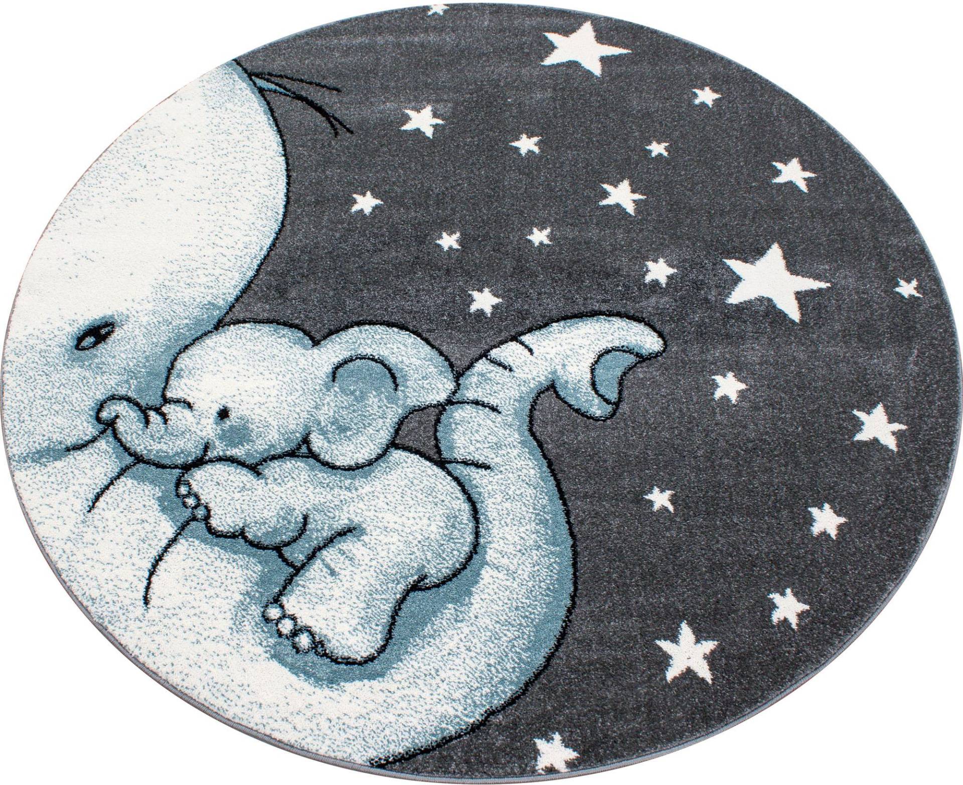 Ayyildiz Teppiche Kinderteppich »Kids 560«, rund, Elefanten Baby Motiv, Kurzflor von Ayyildiz Teppiche
