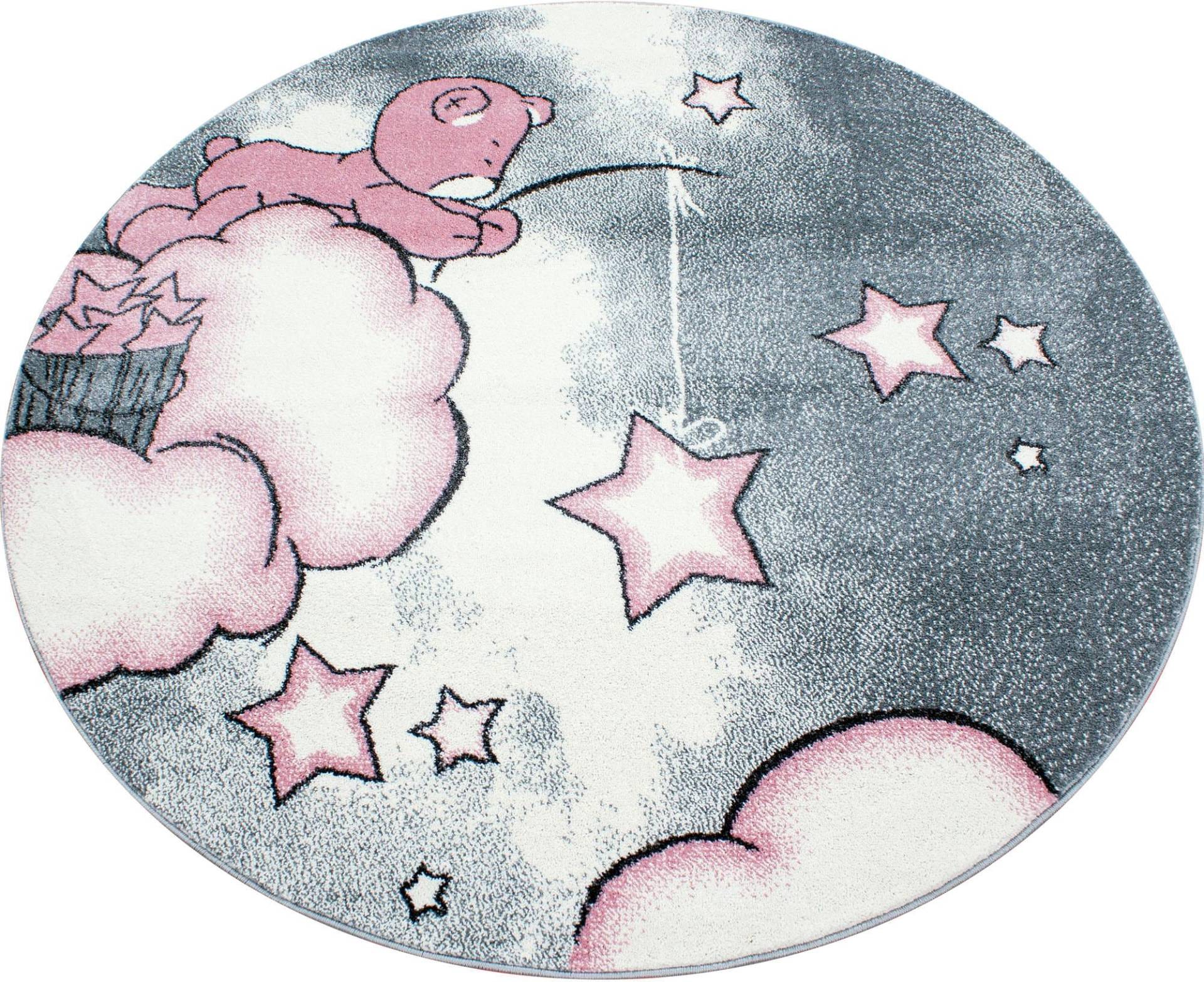 Ayyildiz Teppiche Kinderteppich »Kids 580«, rund, 12 mm Höhe, Motiv Sterne, Kurzflor Ayyildiz Teppiche Kinderteppich »Kids 580«, rund, 12 mm Höhe, Motiv Sterne, Kurzflor von Ayyildiz Teppiche