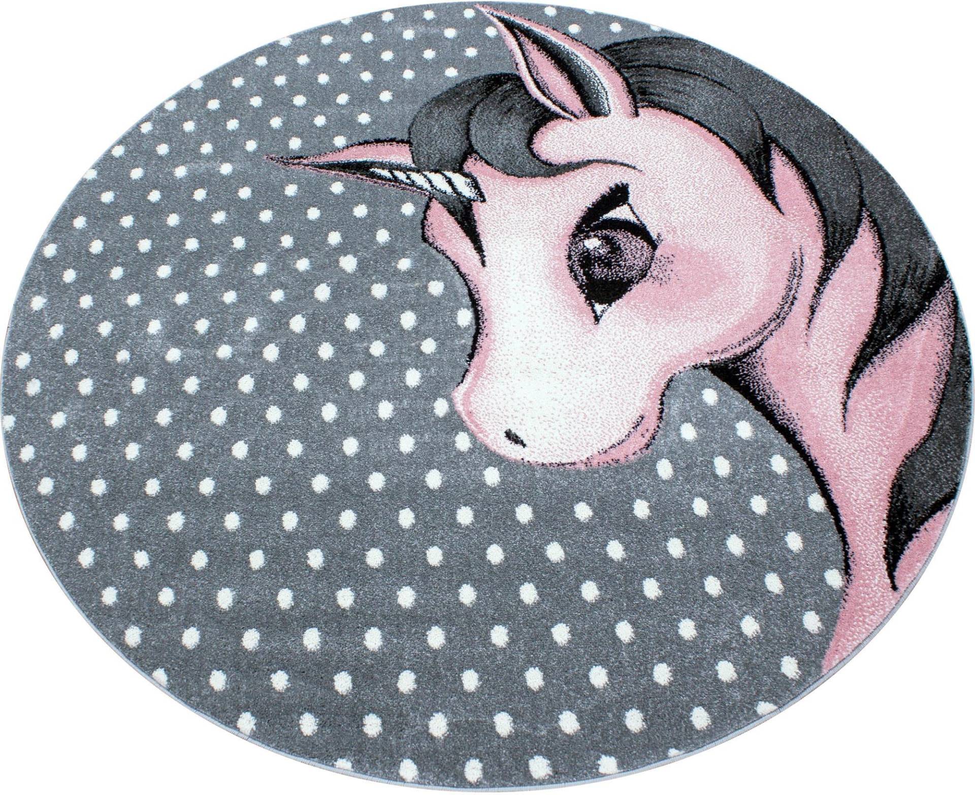 Ayyildiz Teppiche Kinderteppich »Kids 590«, rund, 12 mm Höhe, Einhorn Motiv, Kurzflor Ayyildiz Teppiche Kinderteppich »Kids 590«, rund, 12 mm Höhe, Einhorn Motiv, Kurzflor von Ayyildiz Teppiche