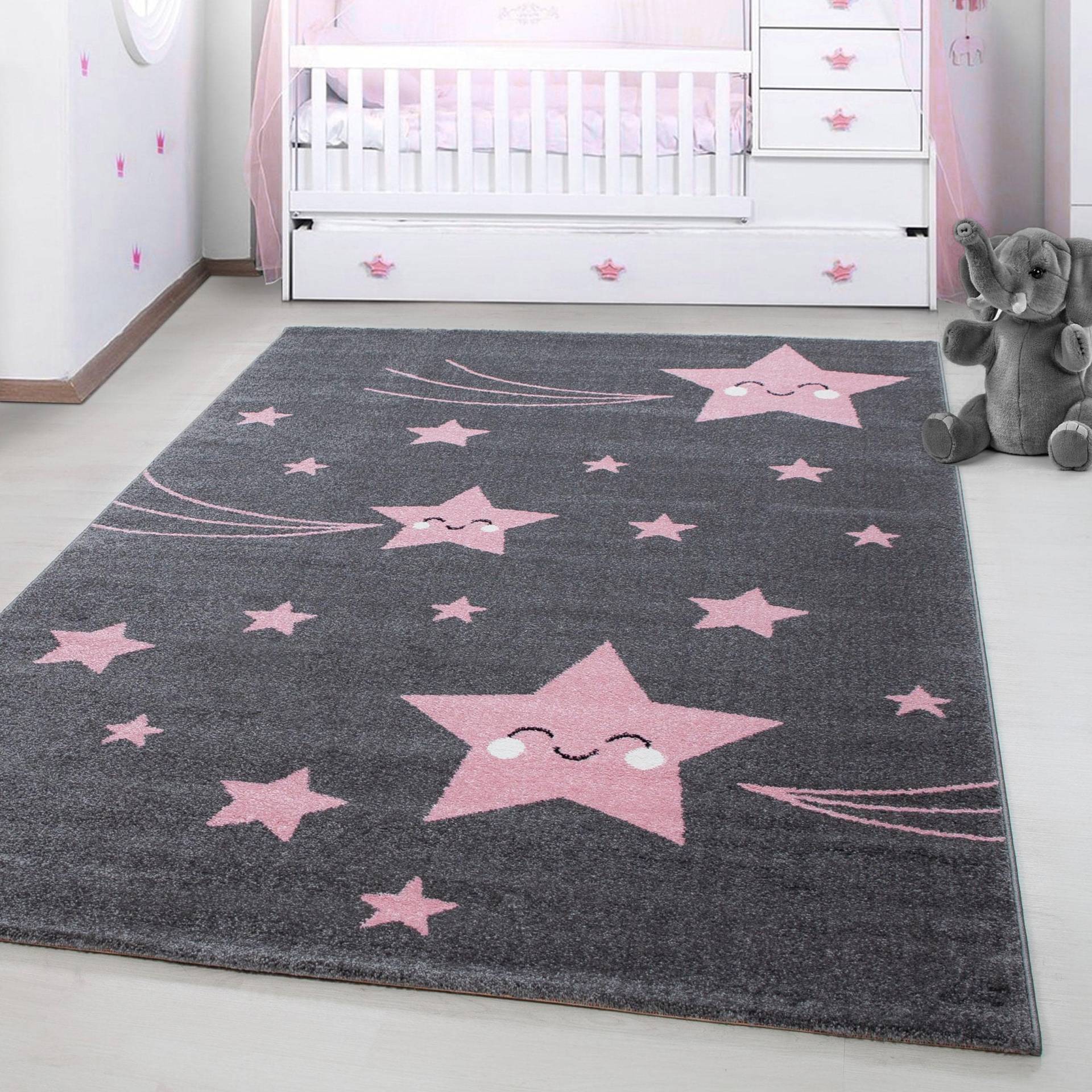 Ayyildiz Teppiche Kinderteppich »Kids 610«, rechteckig, 12 mm Höhe, Motiv Sterne, Kurzflor Ayyildiz Teppiche Kinderteppich »Kids 610«, rechteckig, 12 mm Höhe, Motiv Sterne, Kurzflor von Ayyildiz Teppiche