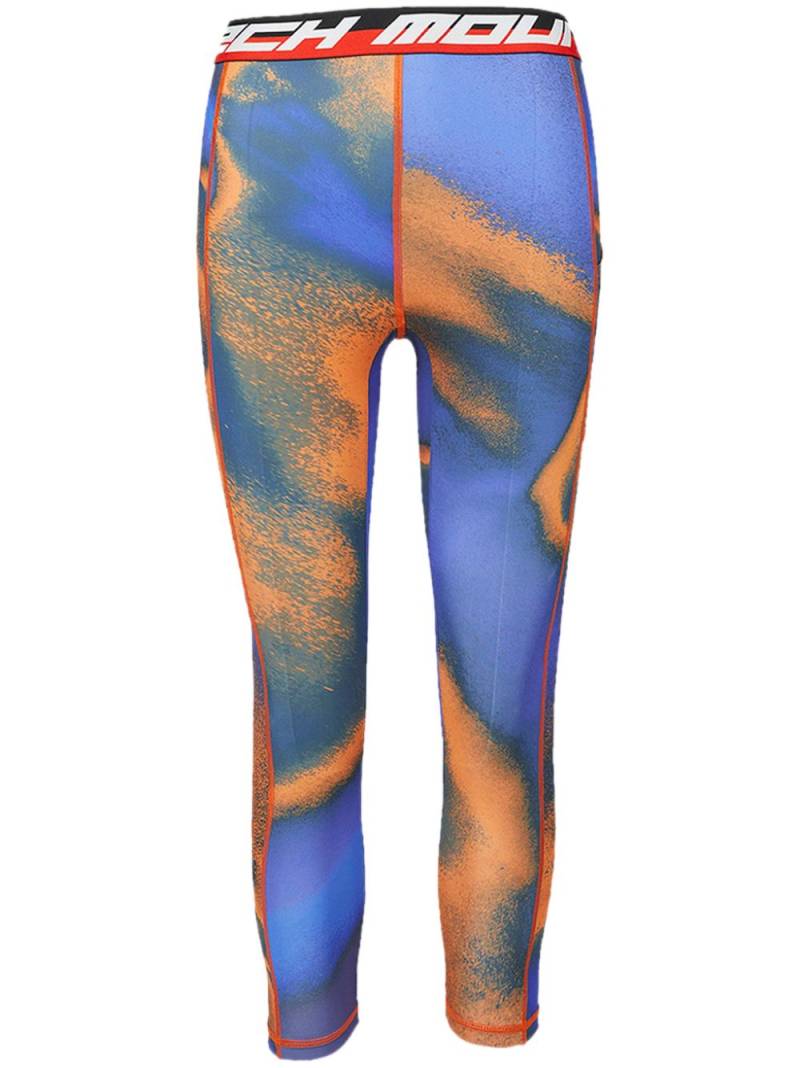 Aztech Mountain Next To Skin ski performance leggings - Blue von Aztech Mountain