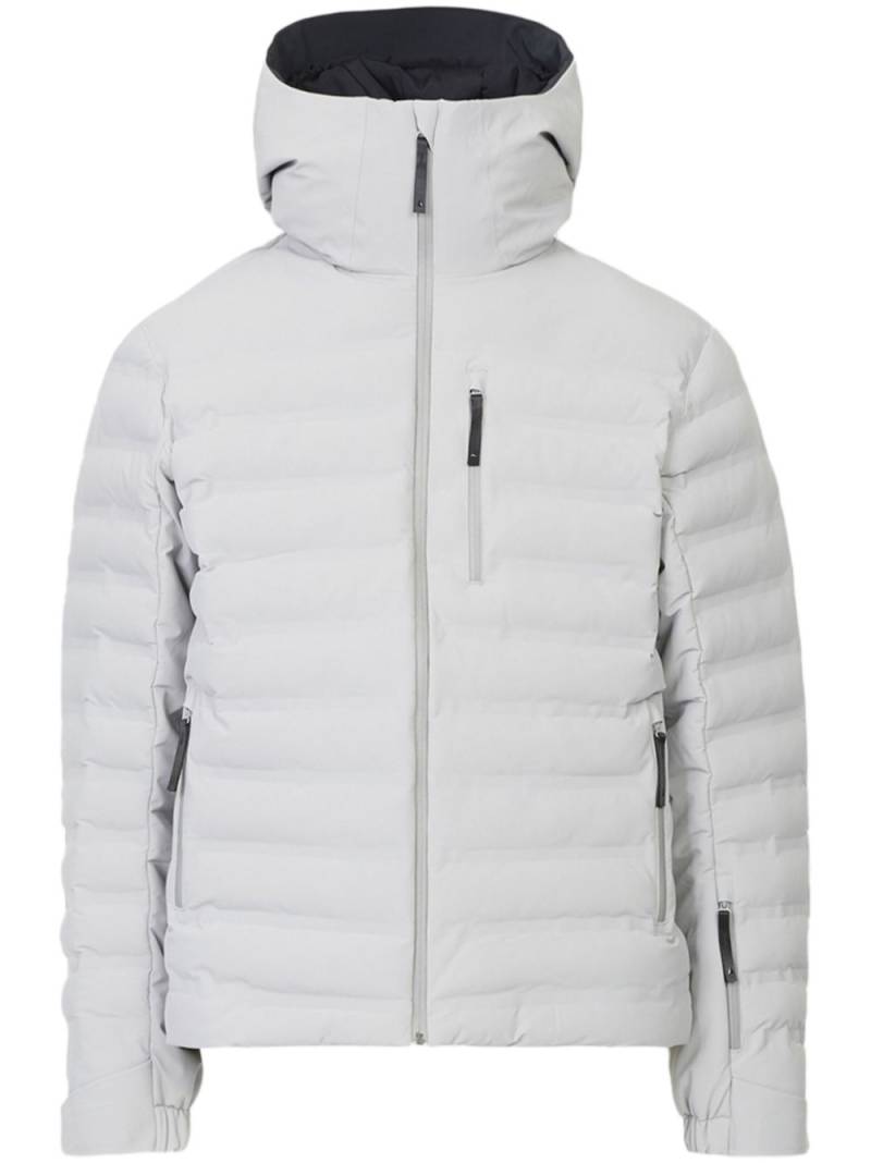 Aztech Mountain Pyramid 2.0 quilted ski jacket - Grey von Aztech Mountain