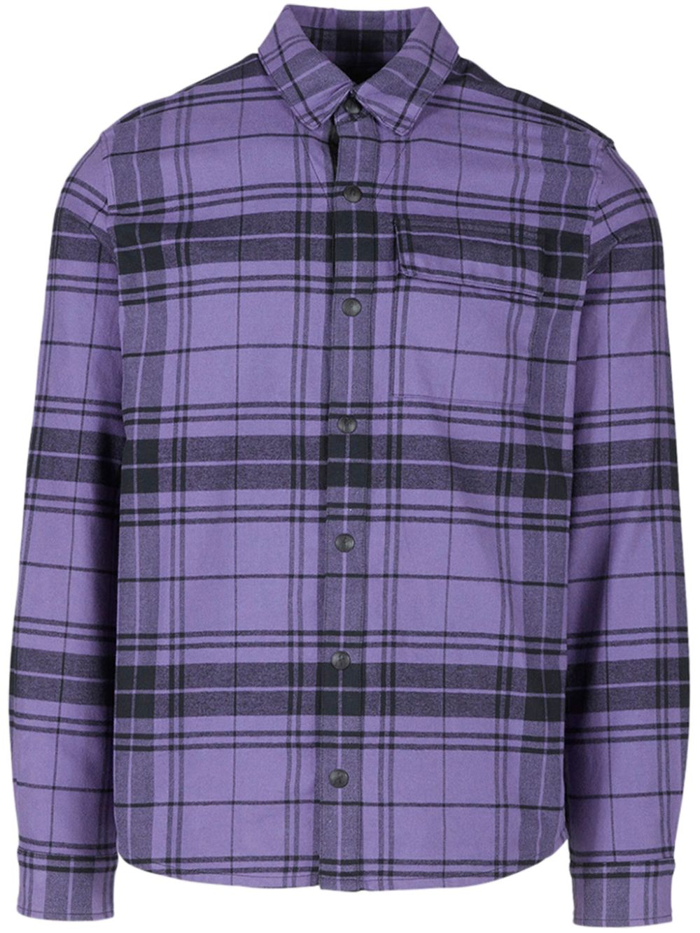 Aztech Mountain checked shirt - Purple von Aztech Mountain