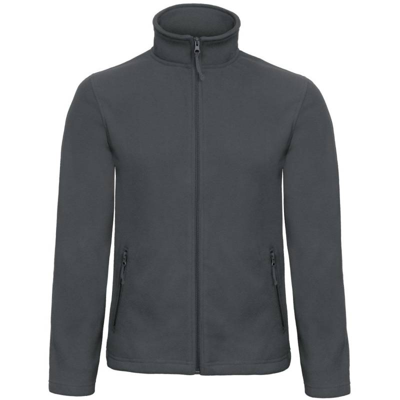 B&c Collection Id 501 Mikro Fleece Jacke Herren Grau 3XL von B and C