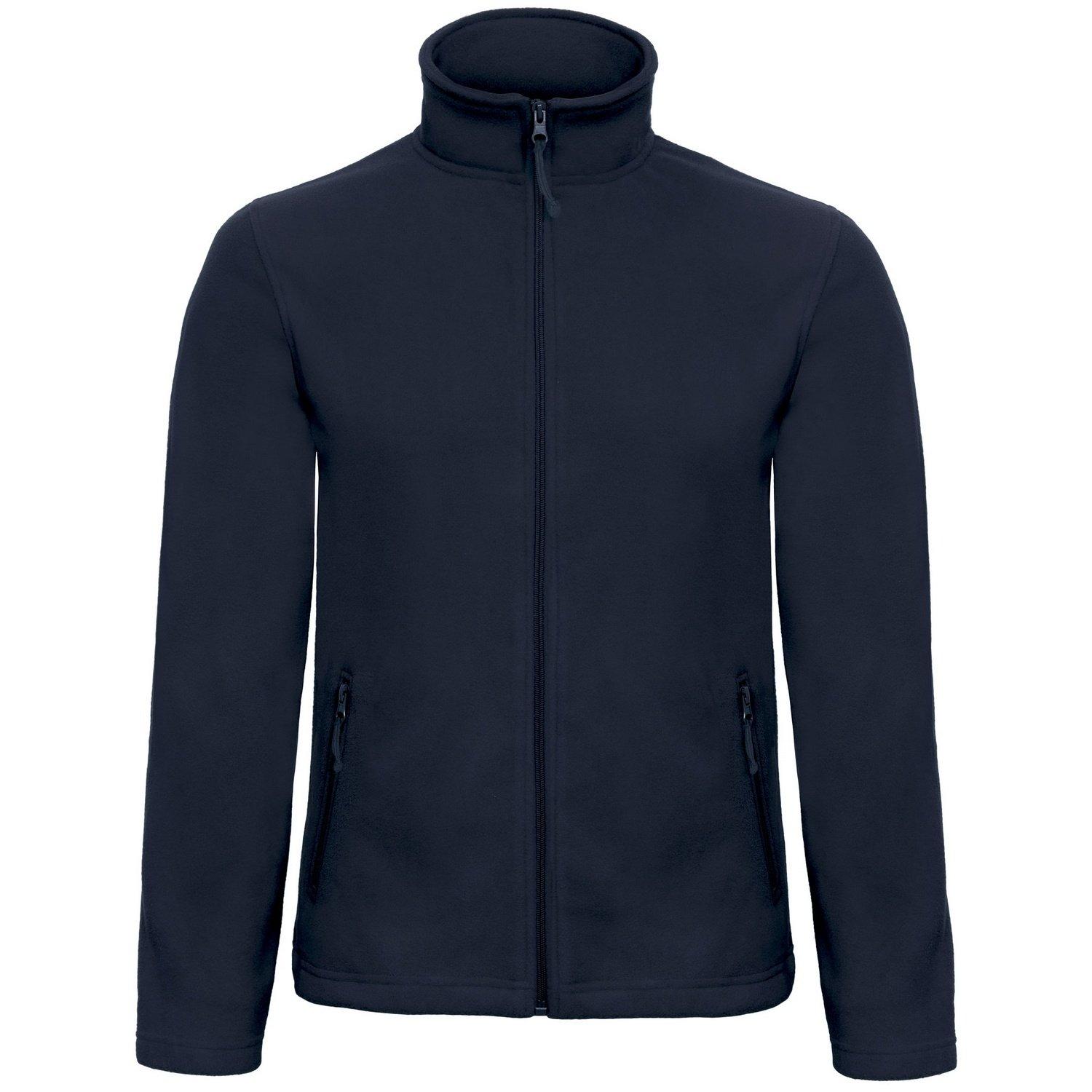 B&c Collection Id 501 Mikro Fleece Jacke Herren Marine M von B and C