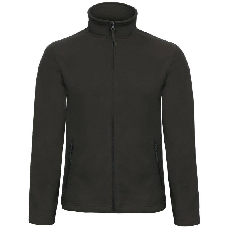 B&c Collection Id 501 Mikro Fleece Jacke Herren Schwarz S von B and C