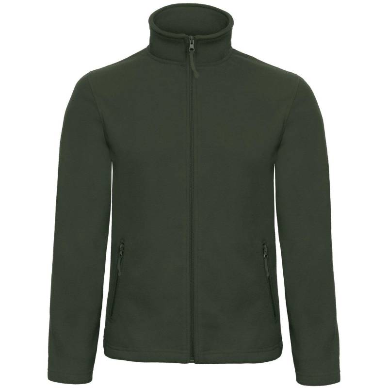 B&c Collection Id 501 Mikro Fleece Jacke Herren Waldgrün L von B and C