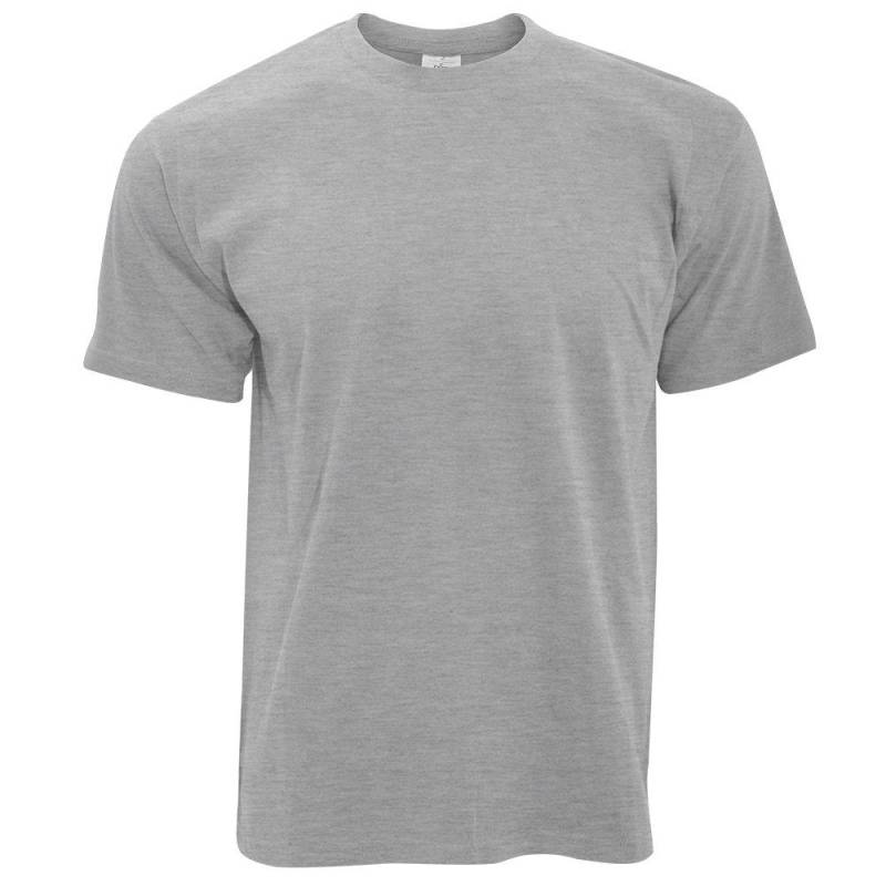 B&c Exact 190 Kurzarm Tshirt, Kurzarm Herren Grau XS von B and C