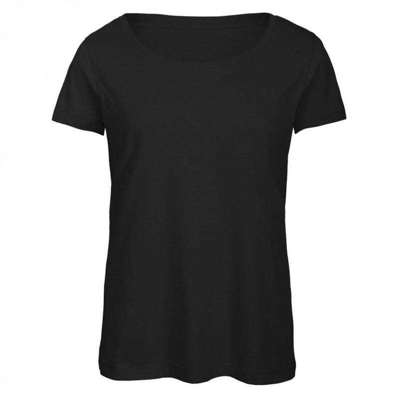 B&c Favourite Triblend Tshirt, Organische Damen Schwarz L von B and C