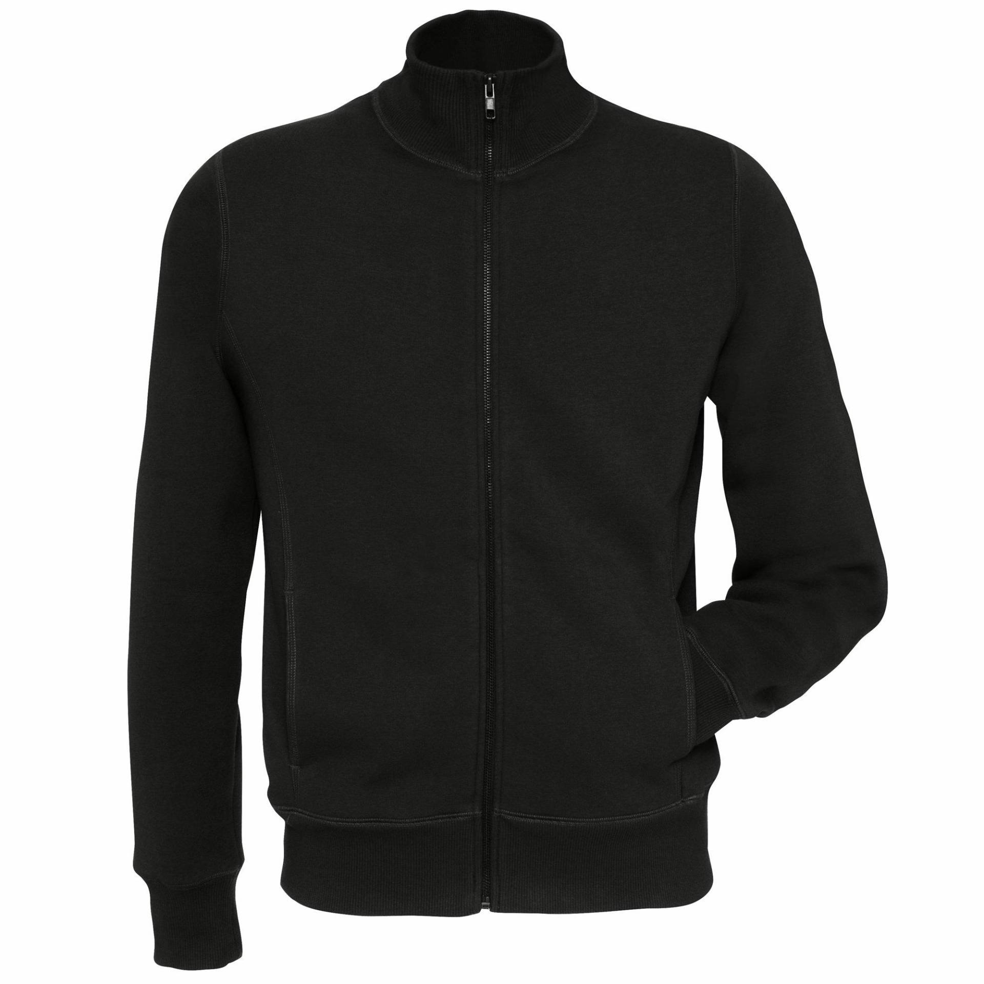 B&c Fleece Jtop Spider Herren Schwarz 3XL von B and C