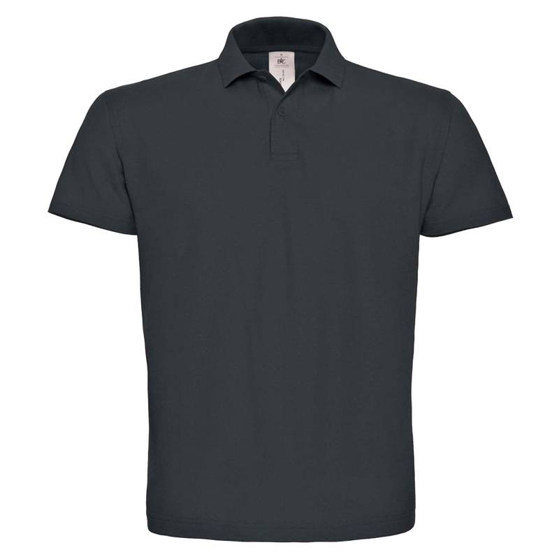 B&c Id.001 Poloshirt, Kurzarm Herren Anthrazit XS von B and C