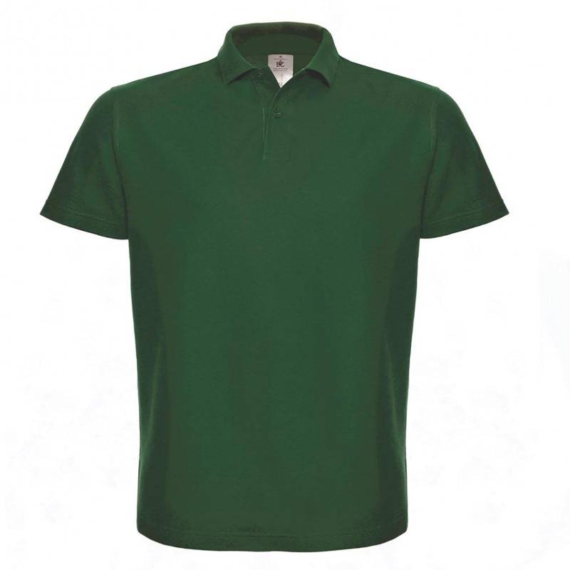 B&c Id.001 Poloshirt, Kurzarm Herren Grün L von B and C