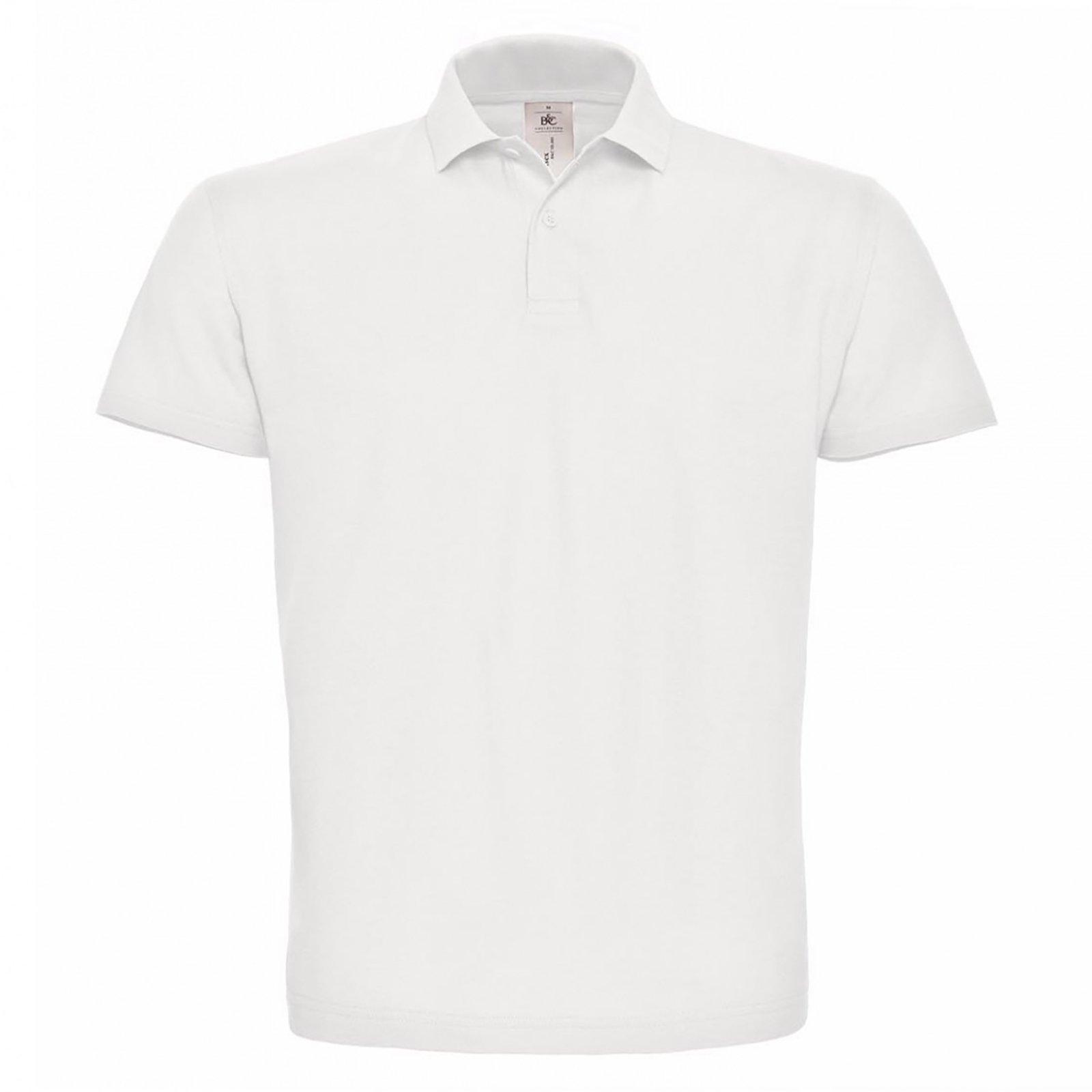 B&c Id.001 Poloshirt, Kurzarm Herren Weiss L von B and C