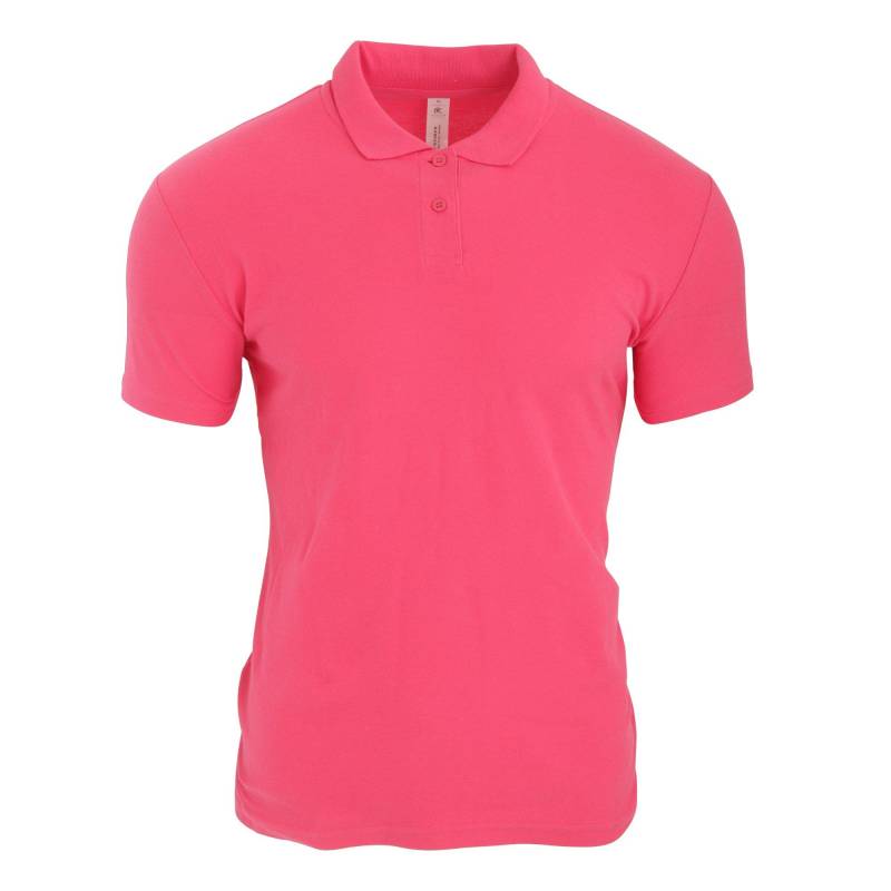 B&c Id.001 Poloshirt Polohemd, Kurzarm Damen Fuchsia 3XL von B and C