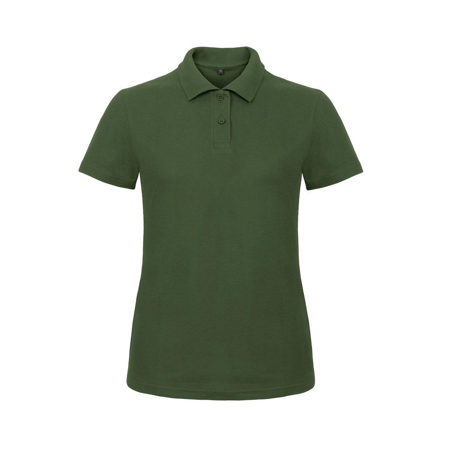 B&c Id.001 Poloshirt Polohemd, Kurzarm Damen Grün L von B and C