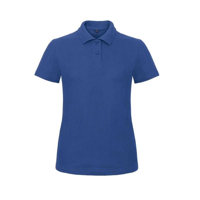 B&c Id.001 Poloshirt Polohemd, Kurzarm Damen Königsblau L von B and C