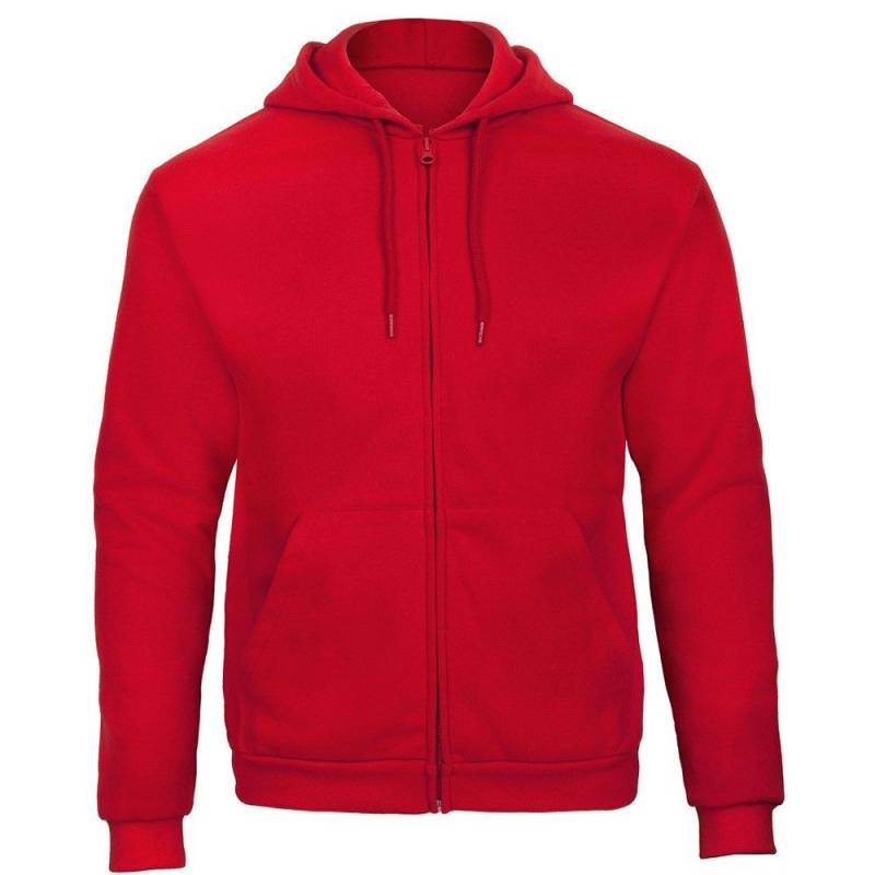 B&c Id.205 5050 Kapuzen Jacke Damen Rot Bunt XS von B and C