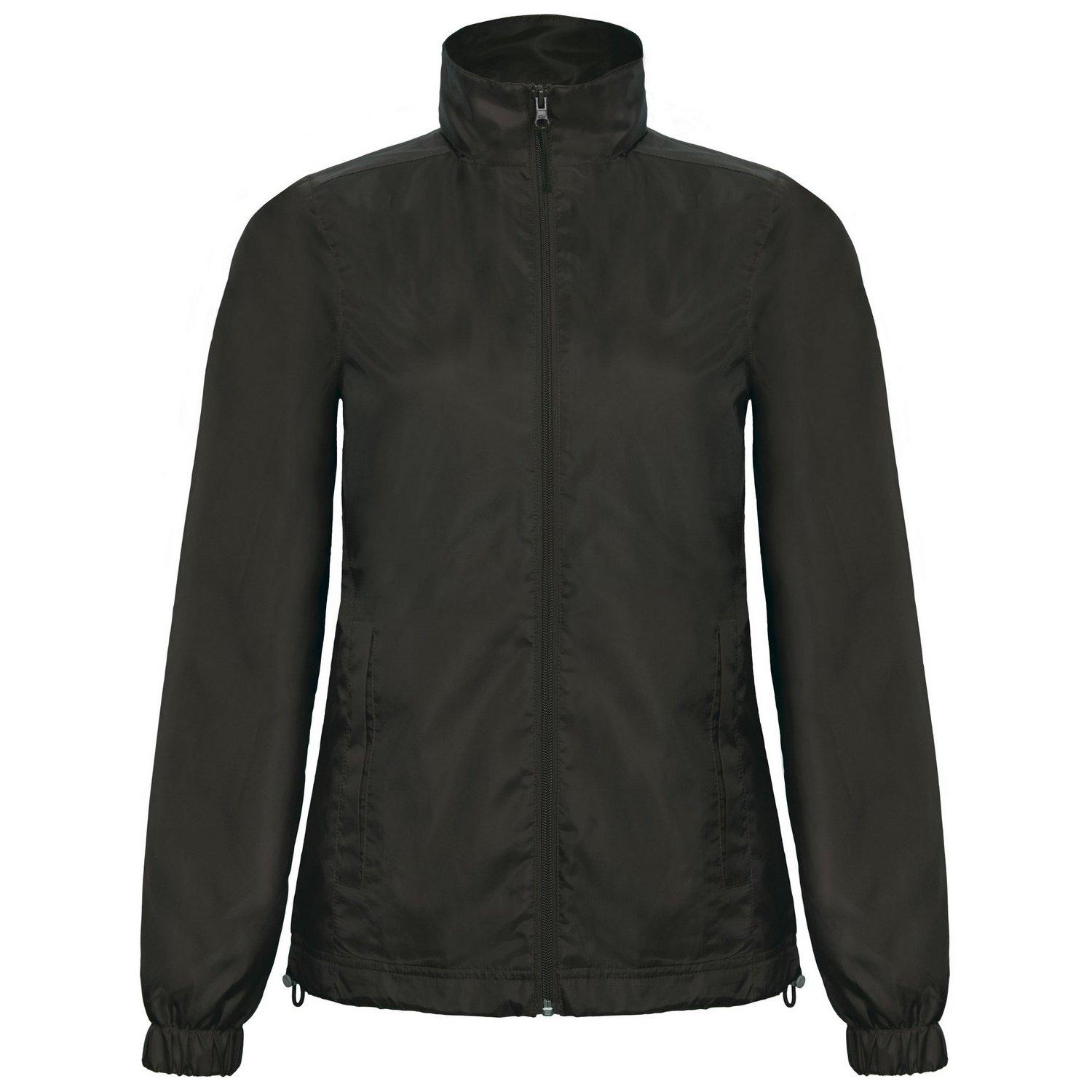 B&c Id.601 Wind Jacke Mit Kapuze, Wasser Abweisend Damen Schwarz XS von B and C