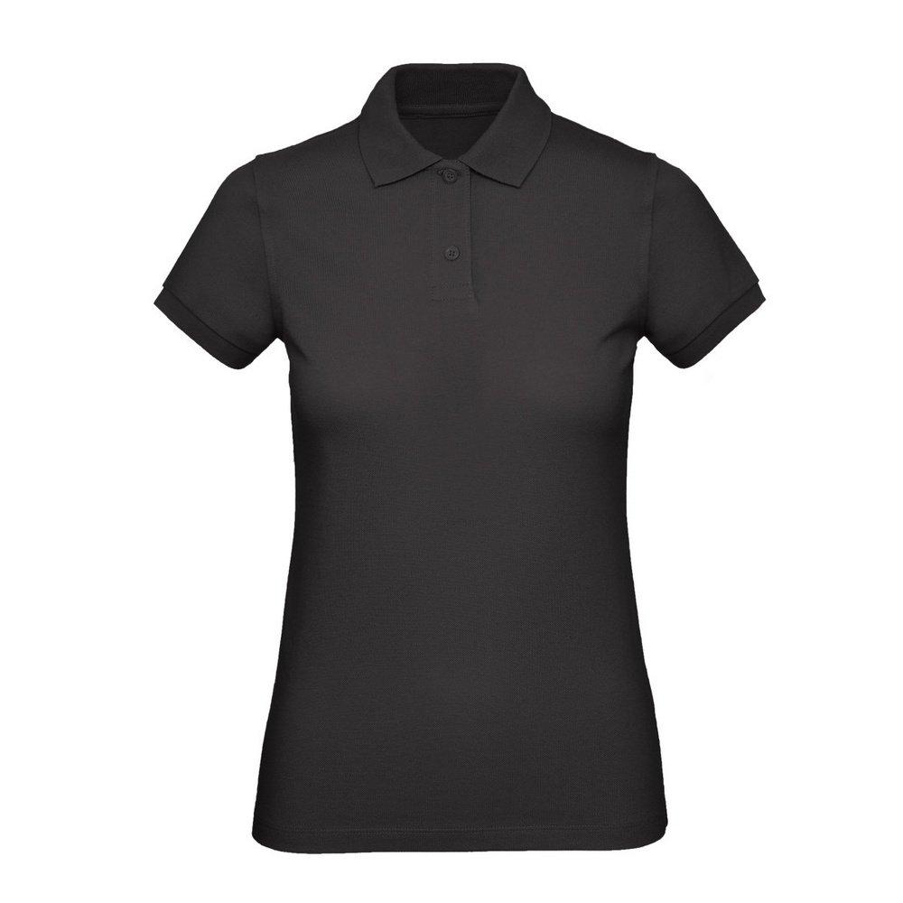 B&c Inspire Polo Damen Schwarz L von B and C