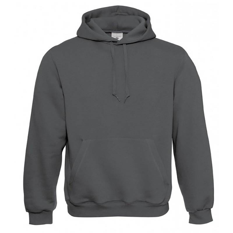 B&c Kapuzenpullover Hoodie Kapuzensweater Herren Grau M von B and C