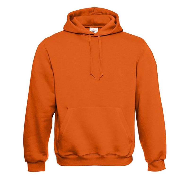 B&c Kapuzenpullover Hoodie Kapuzensweater Herren Orange S von B and C