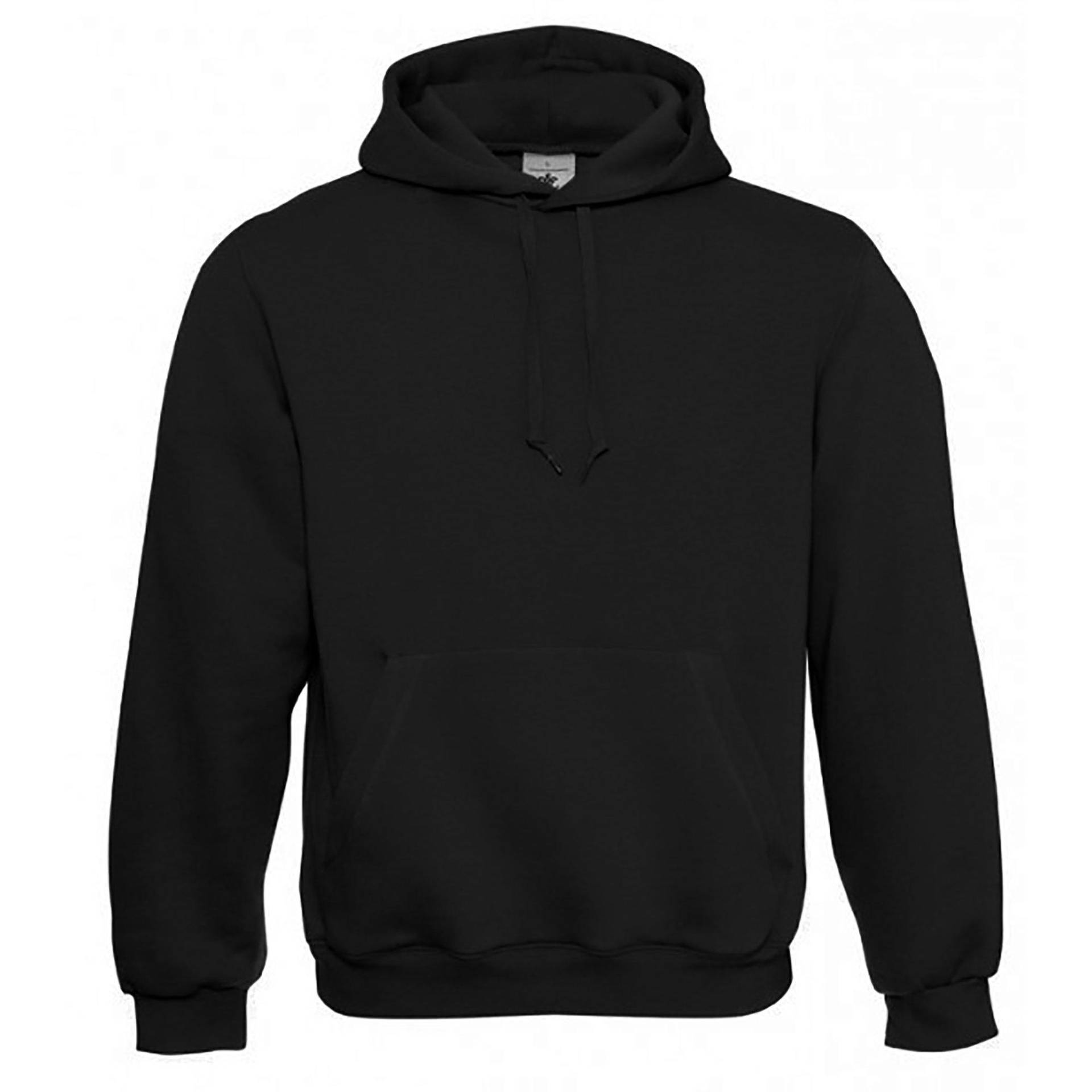 B&c Kapuzenpullover Hoodie Kapuzensweater Herren Schwarz M von B and C