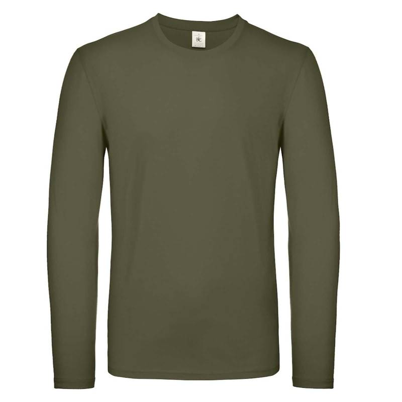 B&c Langarmtshirt #e150 Damen Khaki 3XL von B and C