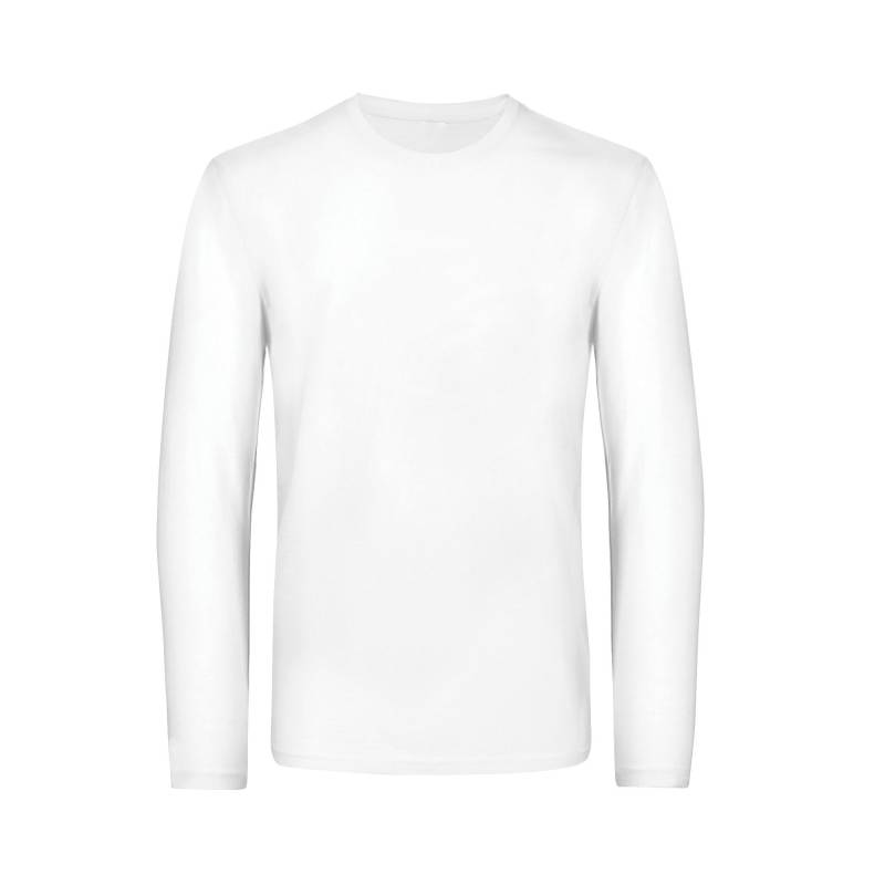 B&c Langarmtshirt #e190 Herren Weiss L von B and C