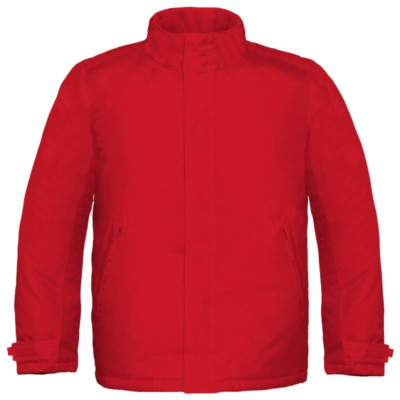 B&c Real+ Premium Thermojacke, Wasserabweisend, Winddicht Herren Rot Bunt L von B and C