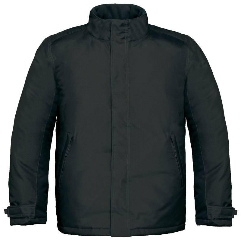 B&c Real+ Premium Thermojacke, Wasserabweisend, Winddicht Herren Schwarz XXL von B and C