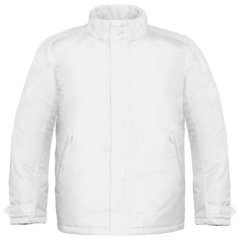 B&c Real+ Premium Thermojacke, Wasserabweisend, Winddicht Herren Weiss S von B and C