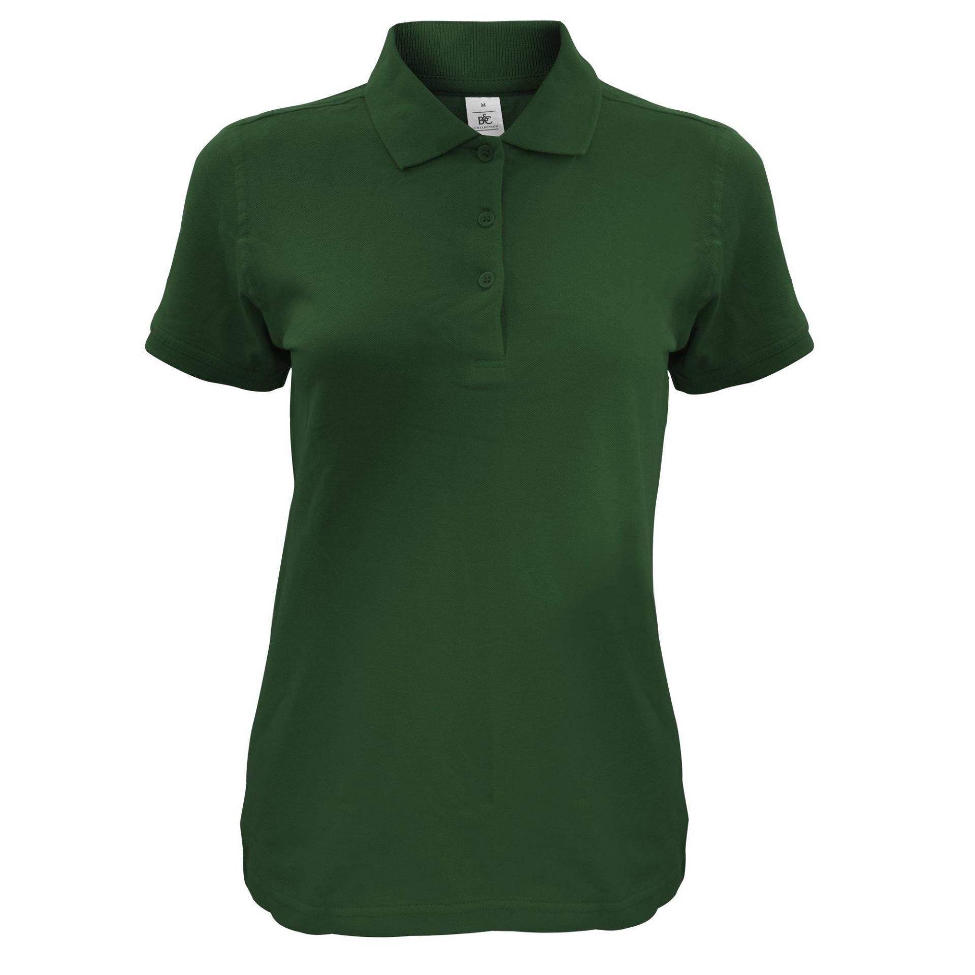 B&c Safran Kurzarm Poloshirt Damen Grün XXL von B and C