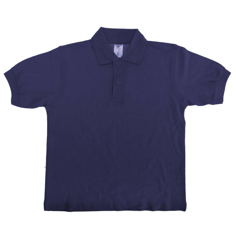 B&c Safran Polo Shirt (2 Stückpackung) Mädchen Marine 12-14A von B and C