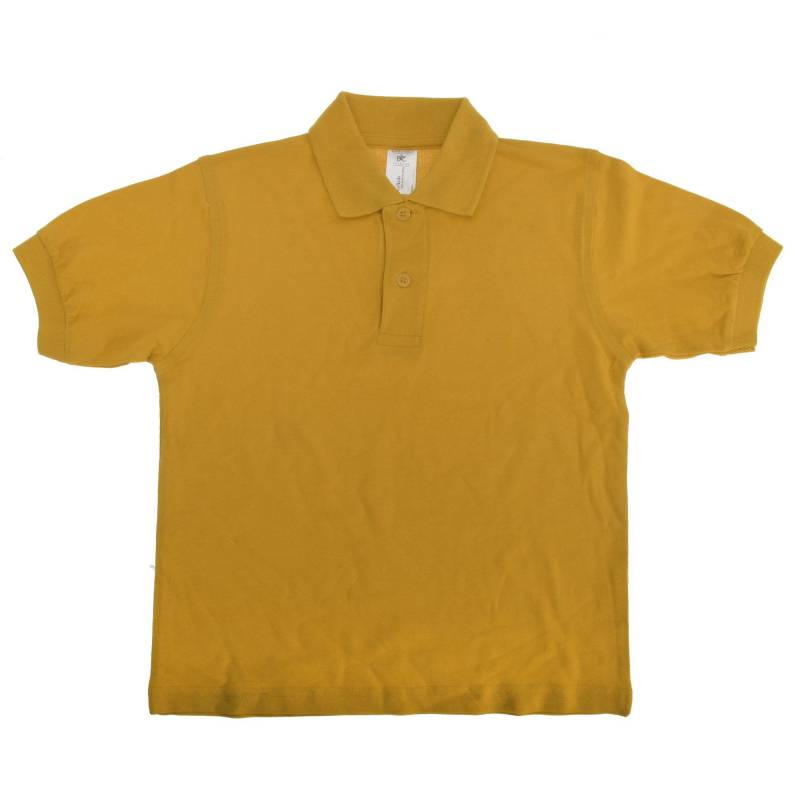 B&c Safran Polo Shirt Mädchen Gold 7-8A von B and C