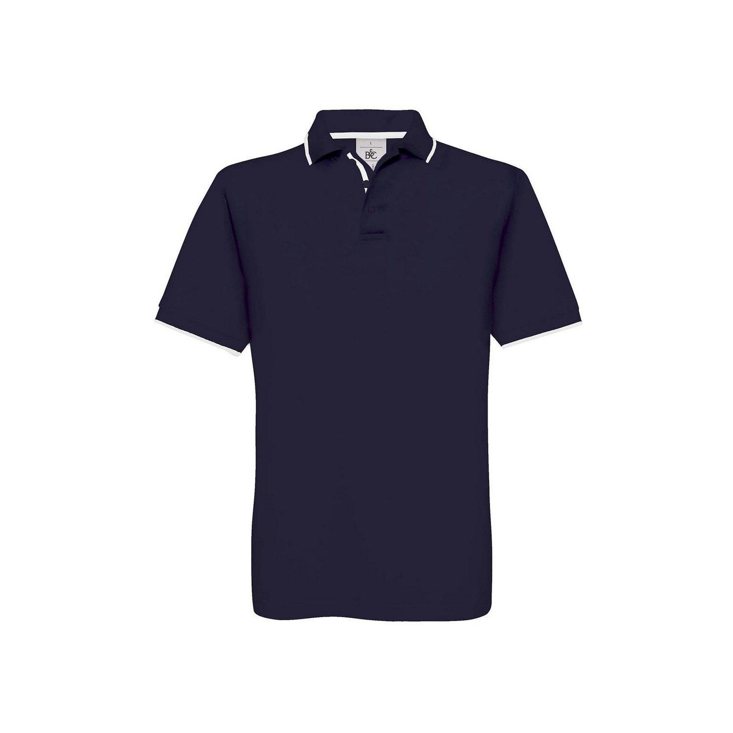 B&c Safran Sport Kurzarm Polo Shirt Herren Marine M von B and C