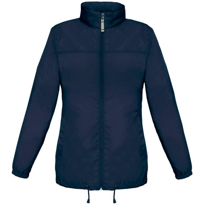 B&c Sirocco Jacke, Leicht Damen Marine L von B and C