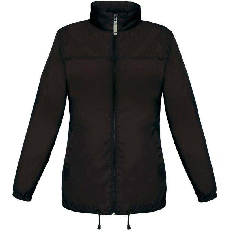 B and C - B&C Sirocco Jacke, Leicht, für Damen, Schwarz, Größe XS von B and C