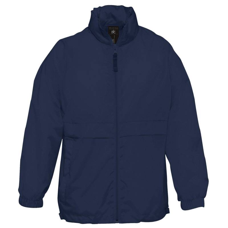 B&c Sirocco Leichte Jacke Jungen Marine 5-6A von B and C