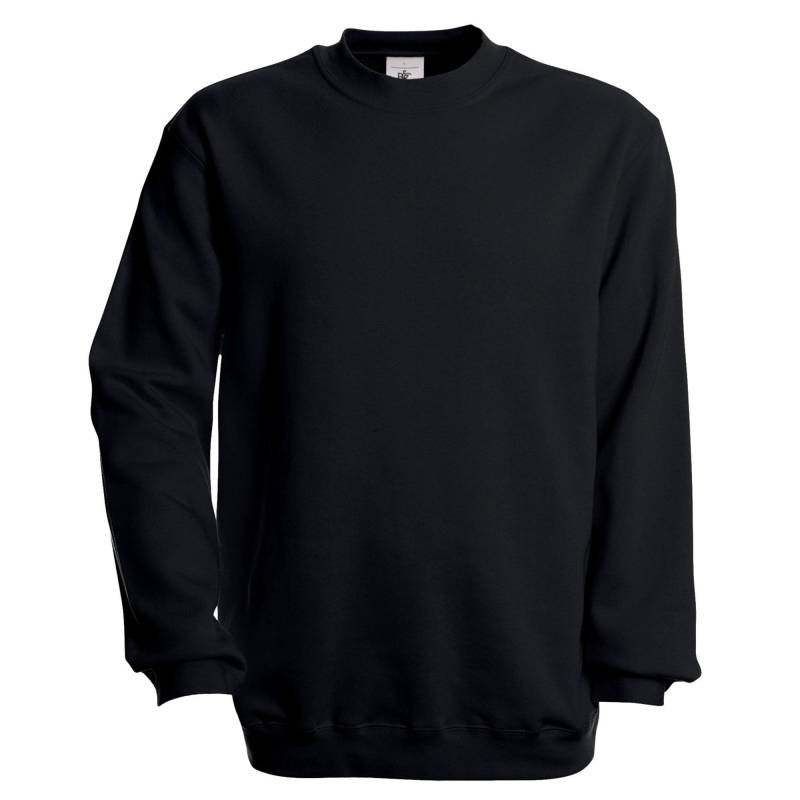 B&c Sweatshirt Mit Rundhalsausschnitt Damen Schwarz 3XL von B and C