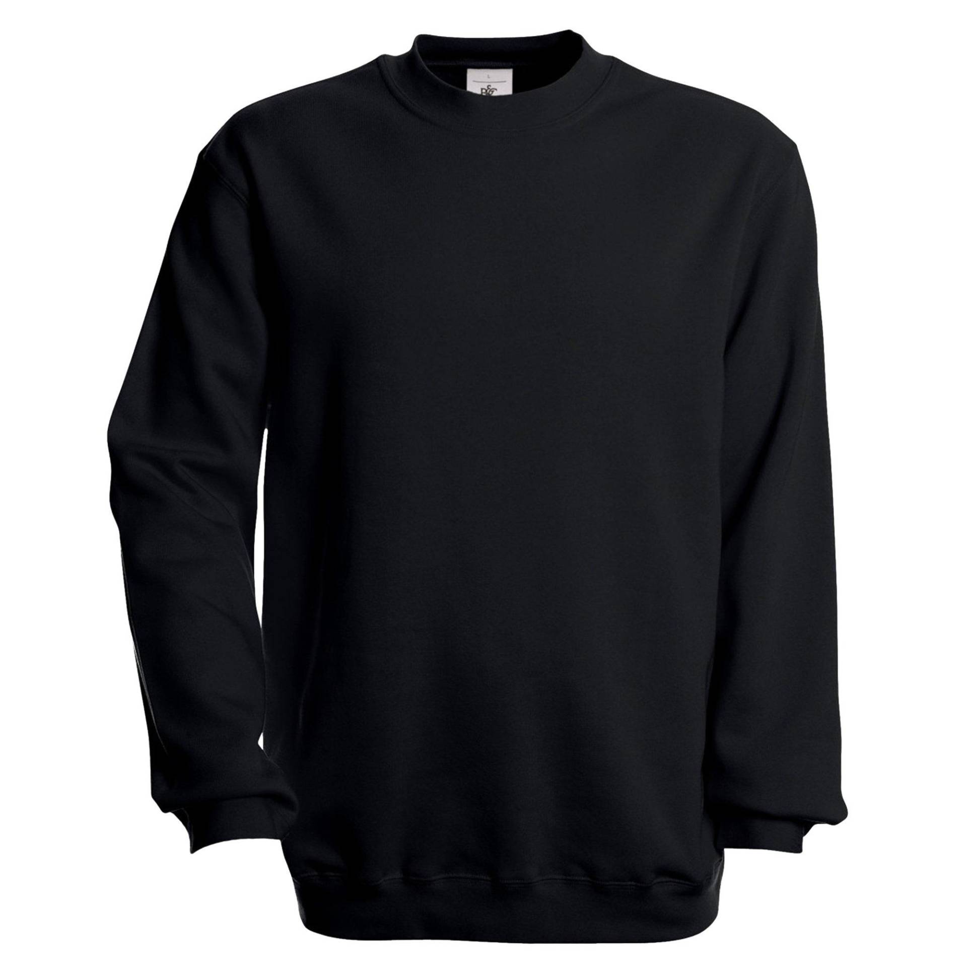 B&c Sweatshirt Mit Rundhalsausschnitt Damen Schwarz M von B and C