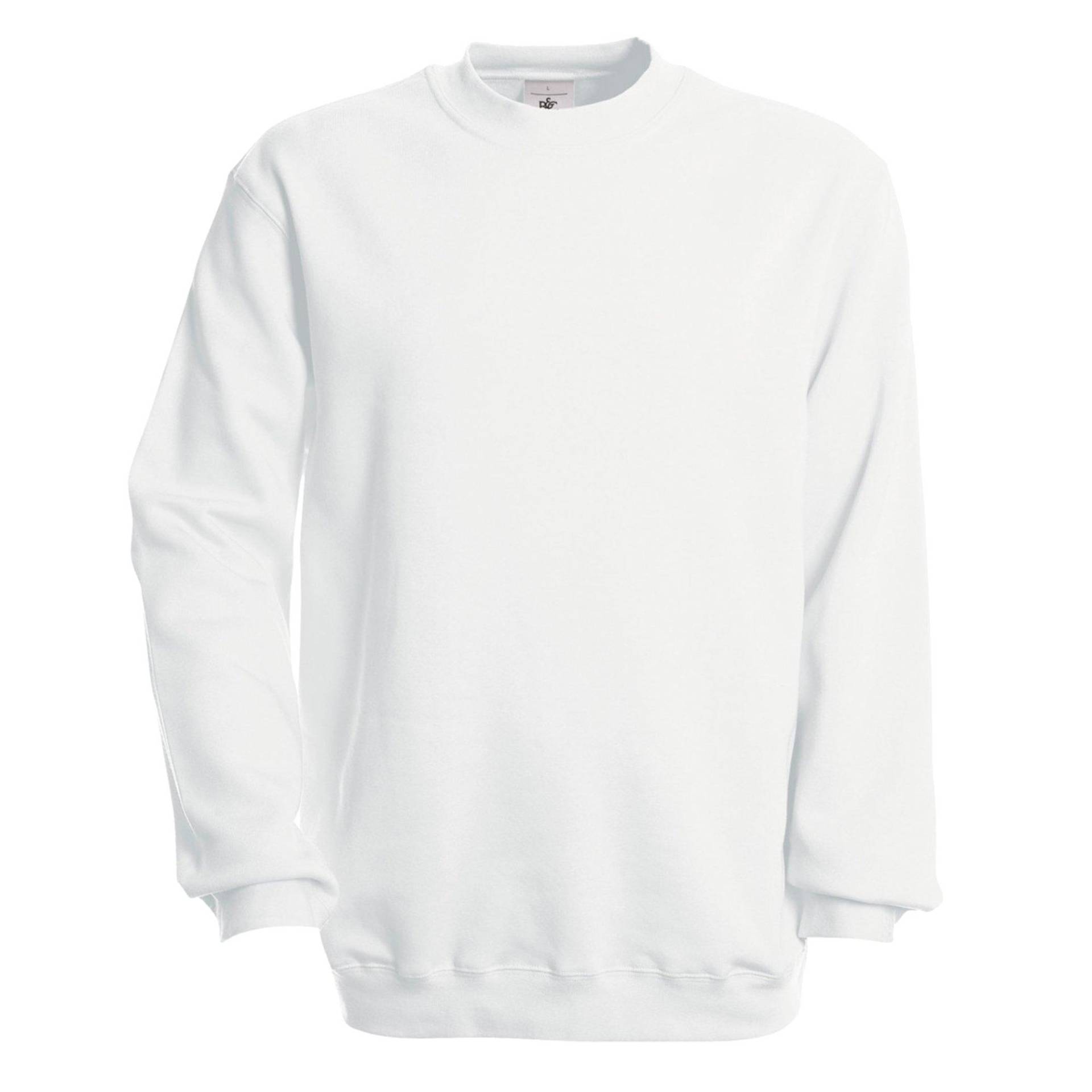 B&c Sweatshirt Mit Rundhalsausschnitt Damen Weiss 3XL von B and C