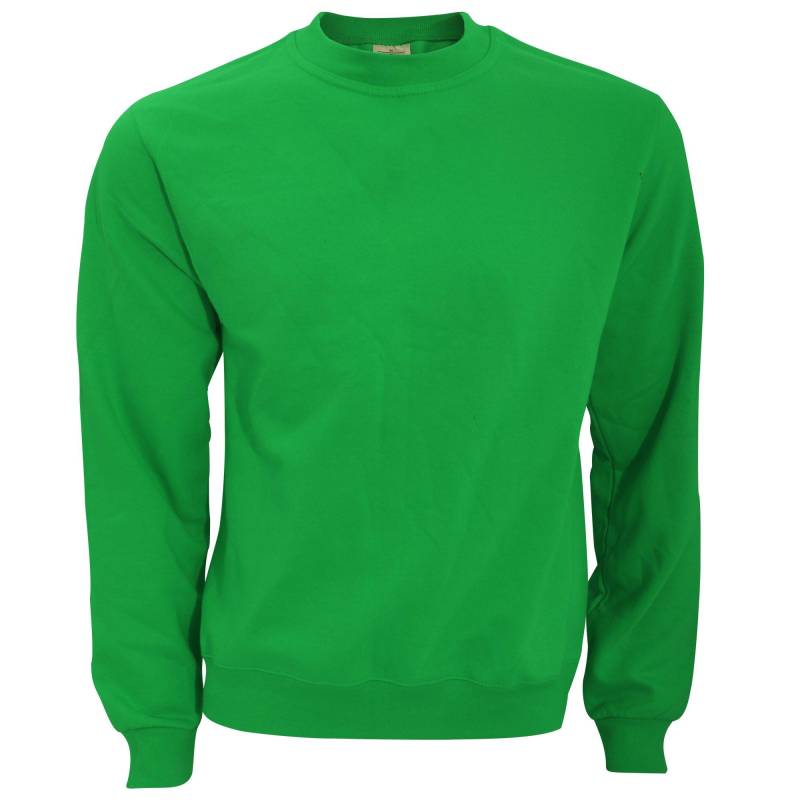 B&c Sweatshirt Mit Rundhalsausschnitt Herren Grün XS von B and C